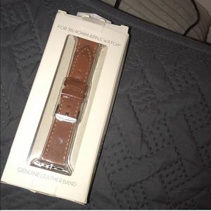 Leather Apple Watch band